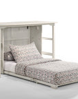 Siesta Desk Murphy Cabinet | Vintage White
