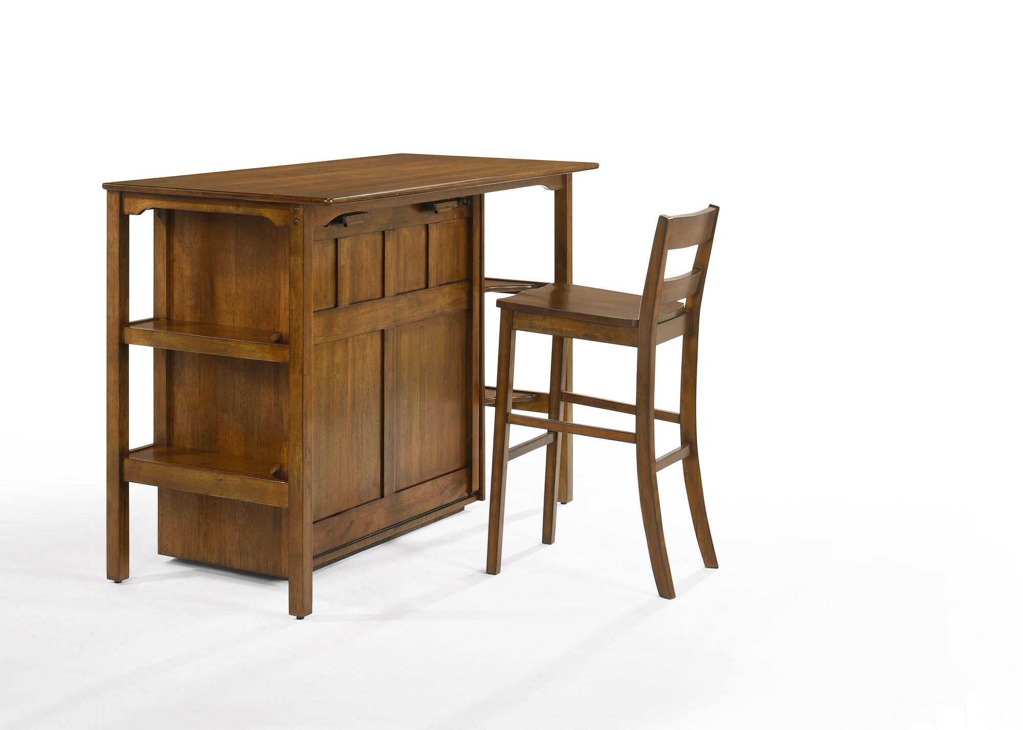 Siesta Desk Murphy Cabinet | Black Walnut
