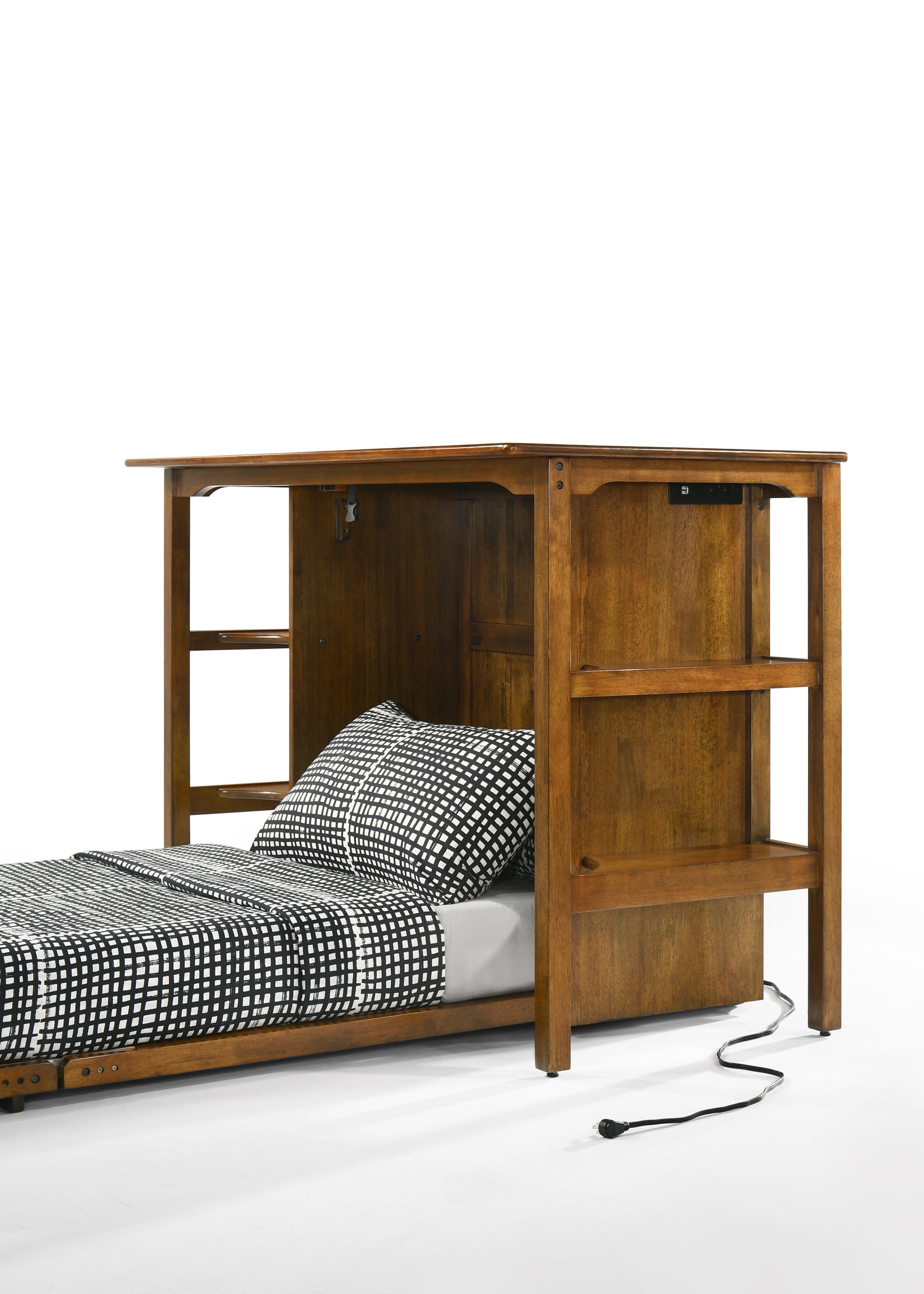 Siesta Desk Murphy Cabinet | Black Walnut